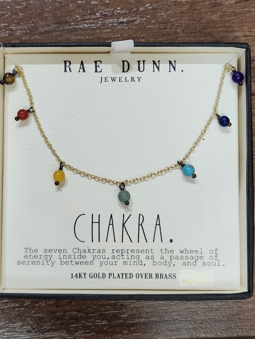 NWT Rae Dunn "Chakra." Necklace